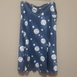 Baseball skirt size XL navy blue
